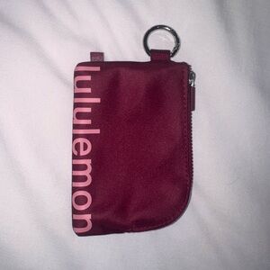 Lululemon Athletica Burgundy Pouch